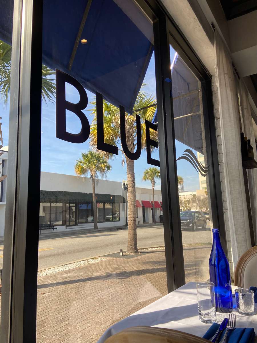 blue