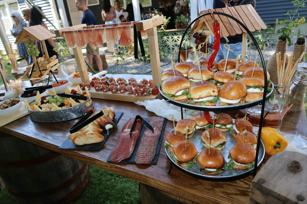 Catering table