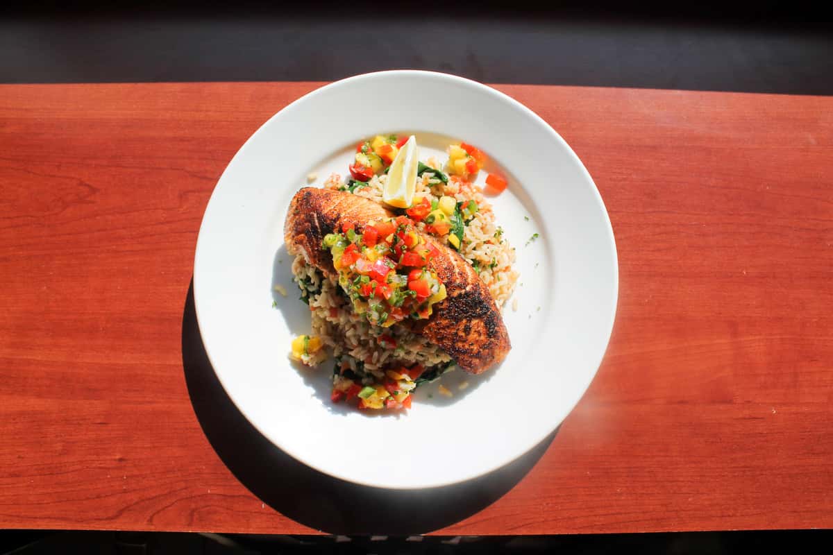 caribbean spiced salmon