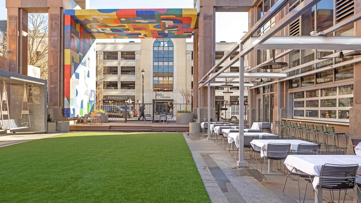 Birdie's Private Event Spaces Veranda + Courtyard