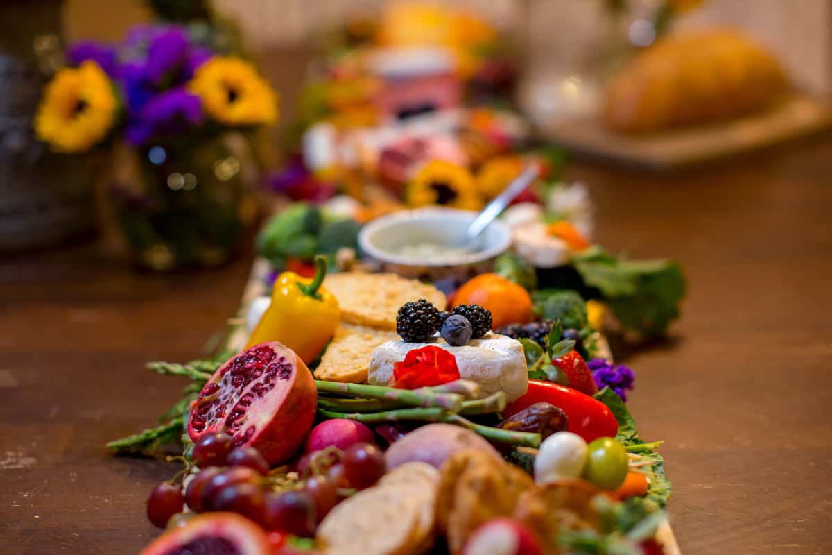 charcuterie spread