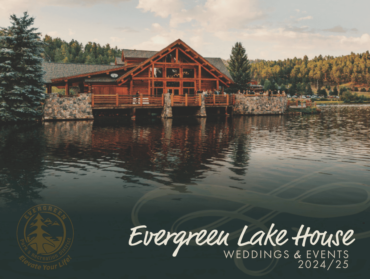 evergreen colorado catering wedding venue encore lake house mountains