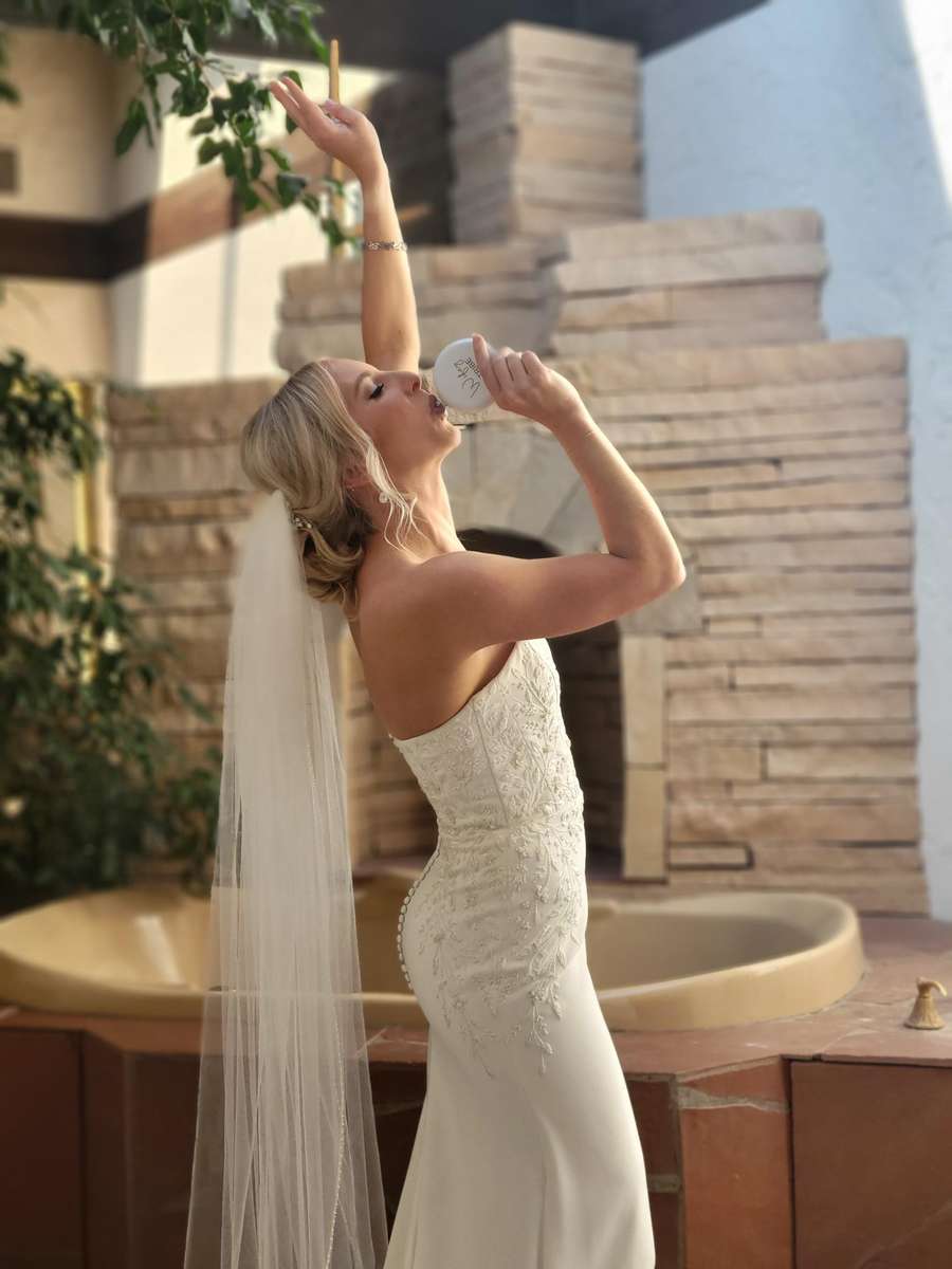 bride drinks