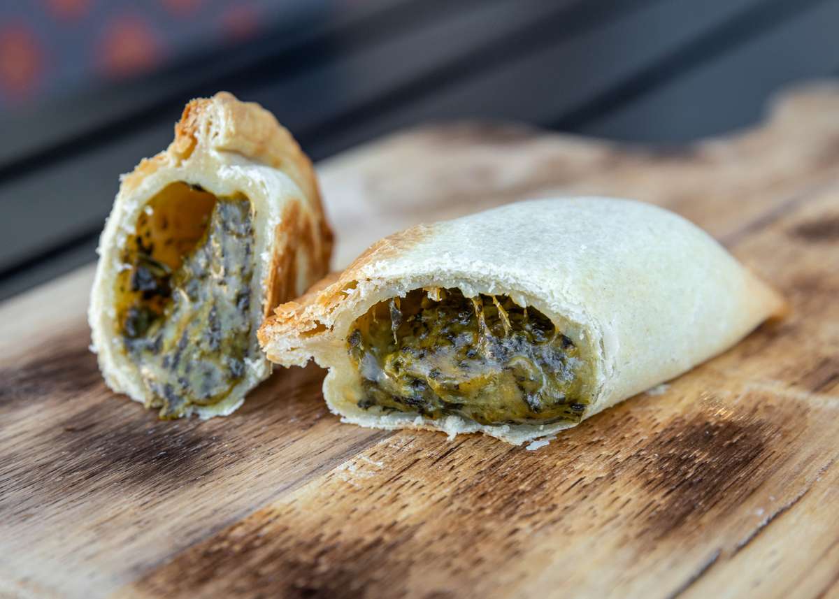 spinach and cheese empanada