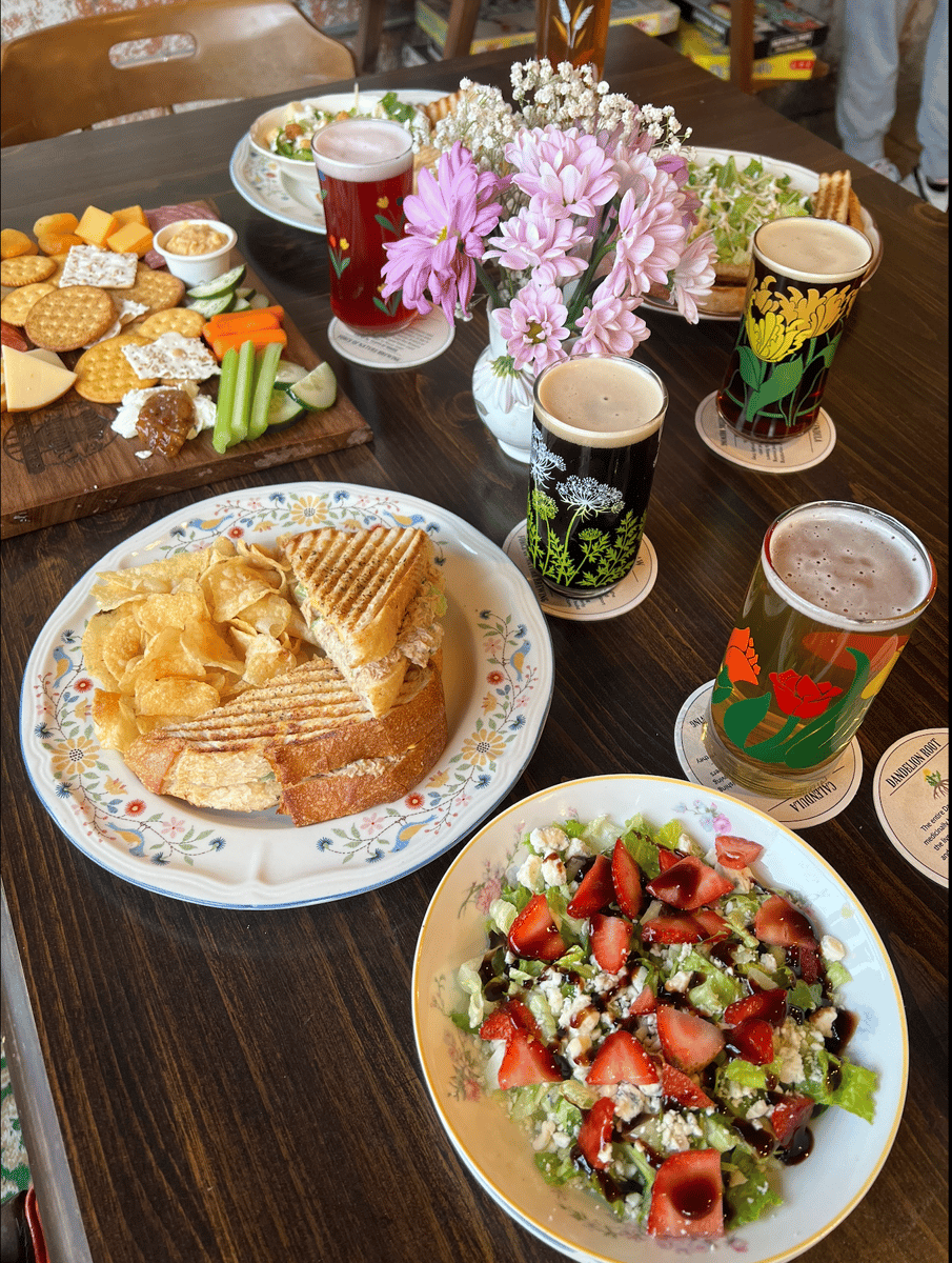 American food available at Force of Nature Brewery