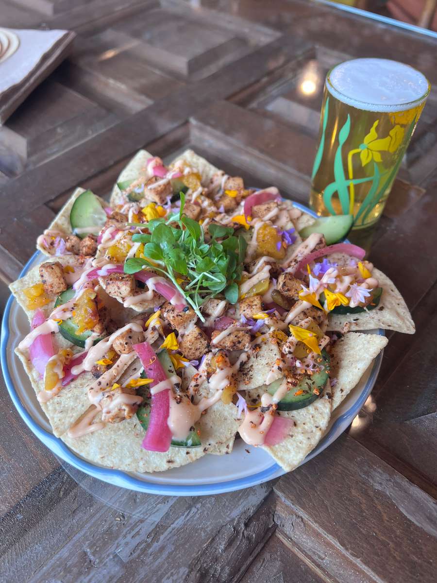 Tograshi Tofu Nachos