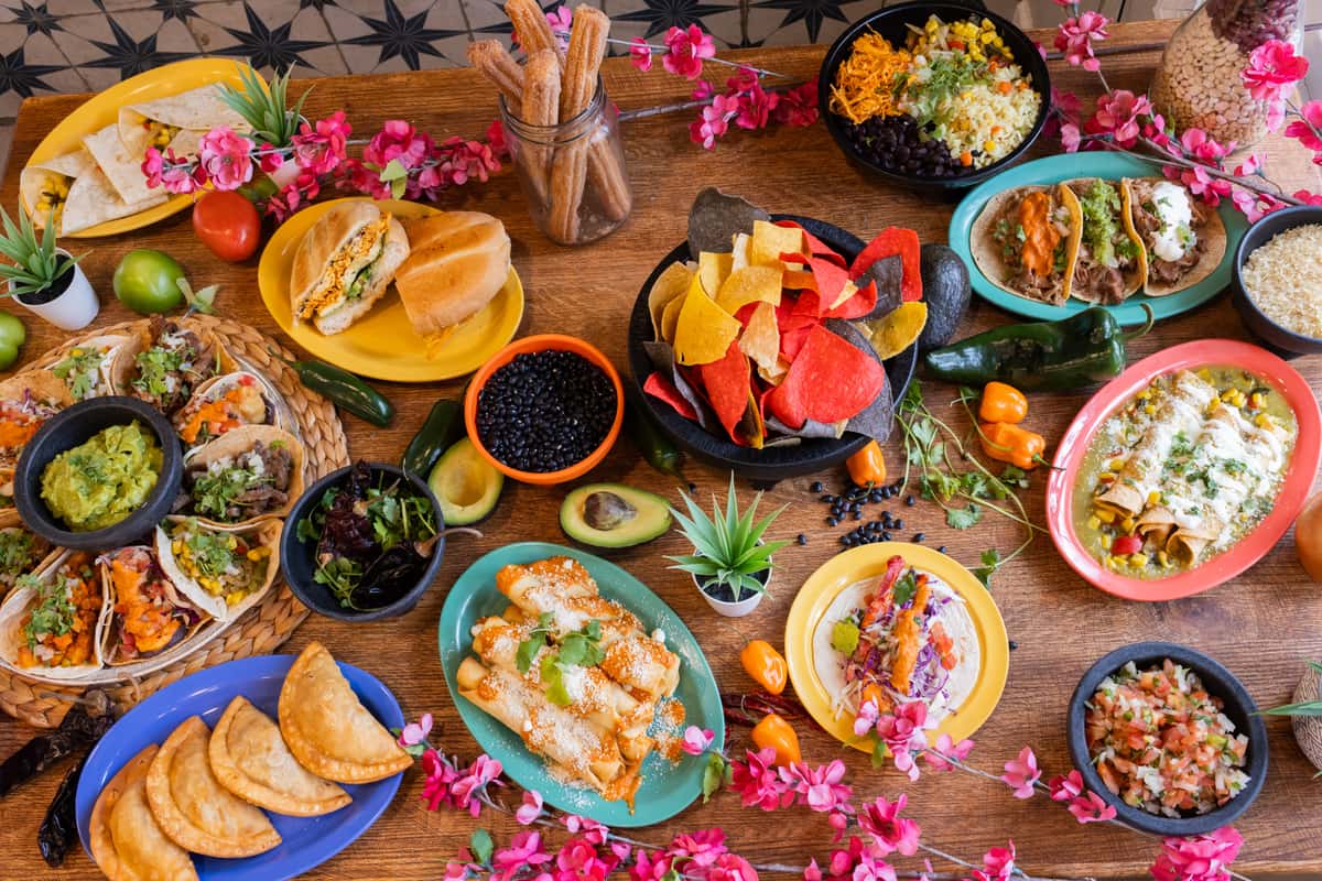 assortment of food
