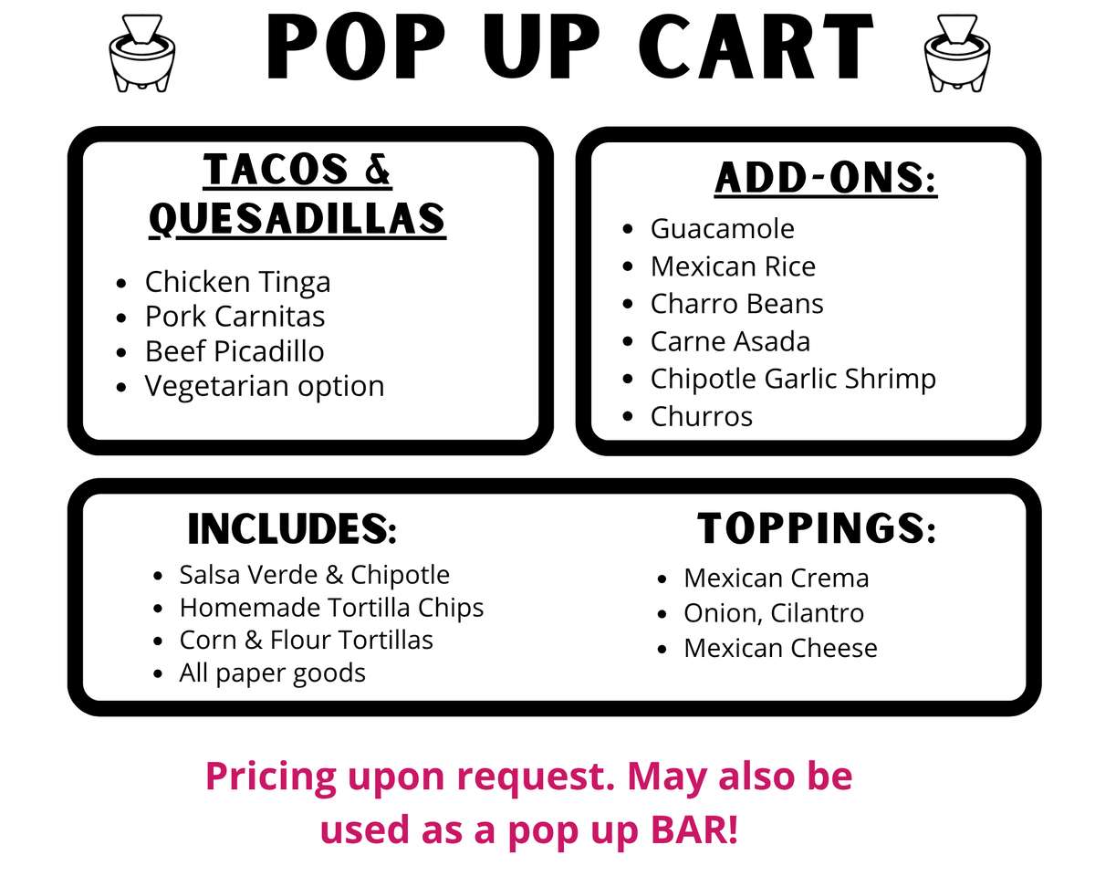 pop up cart
