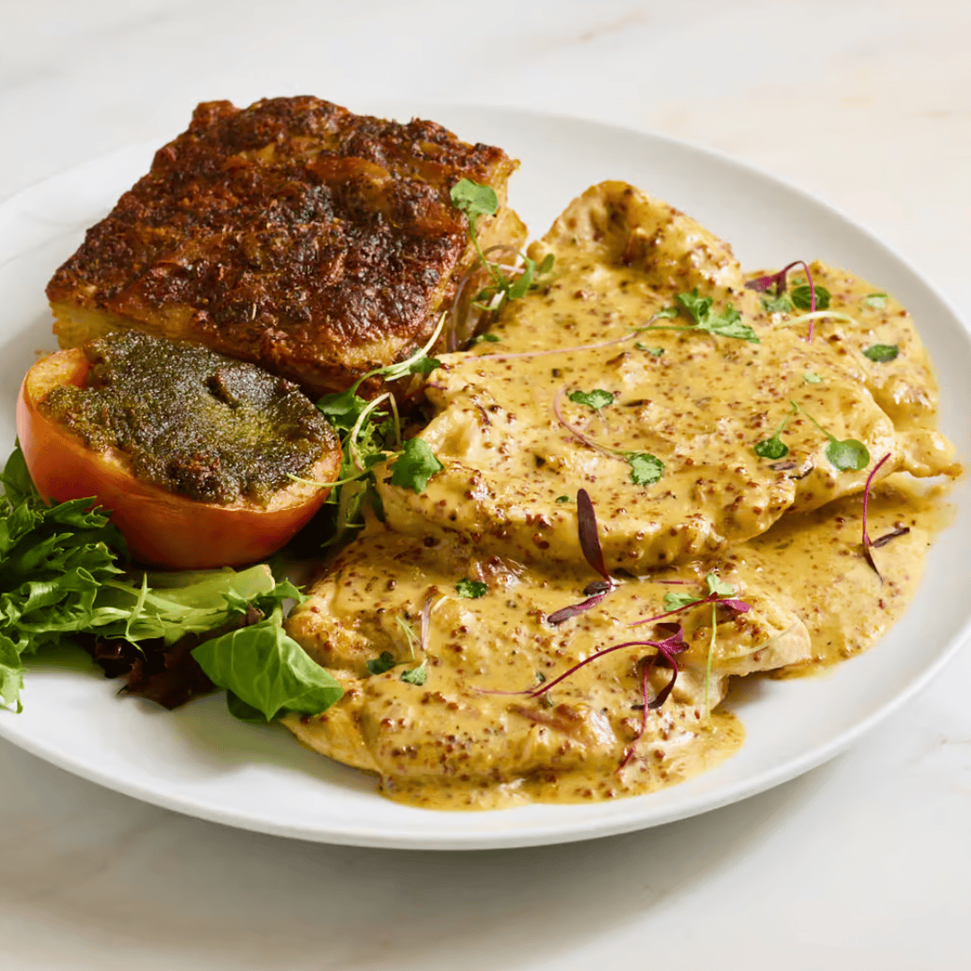 Chicken Dijonnaise at WeHo Bistro