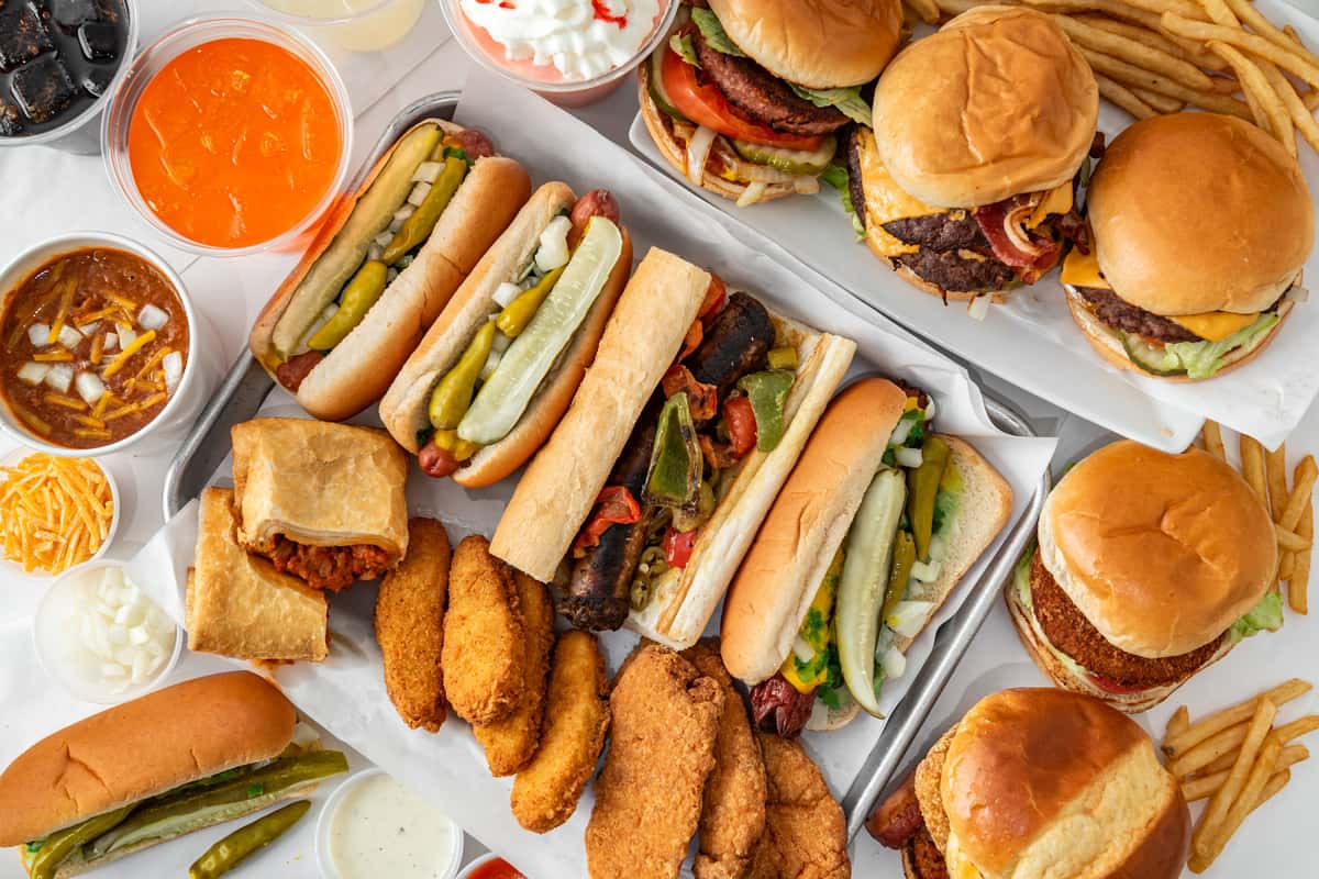 hotdogs & burgers