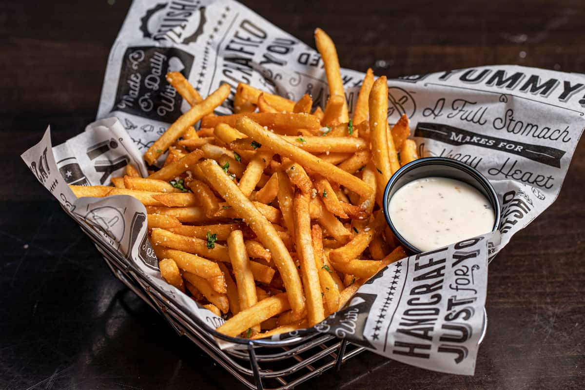Fries and sauce
