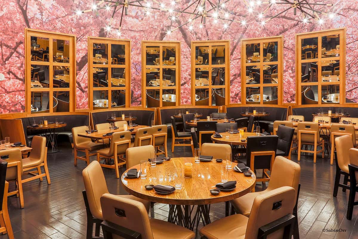 Cherry Blossom room at Kumi's available for private events