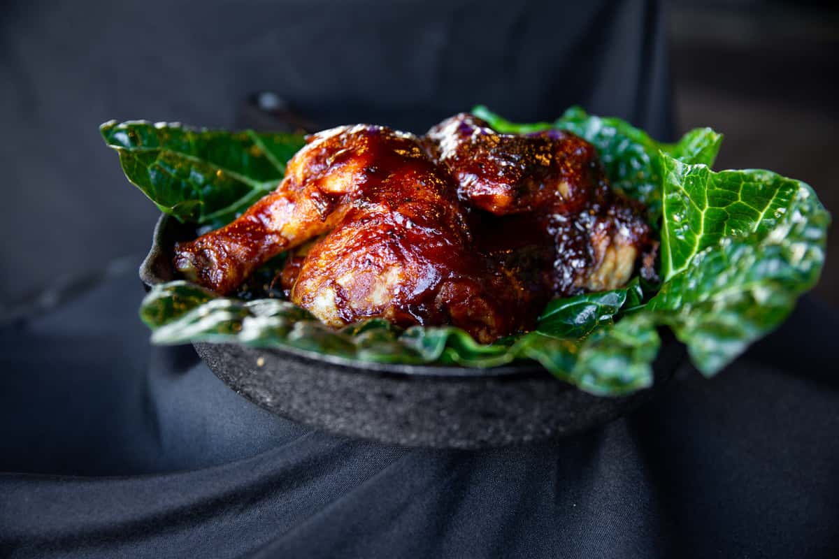 Half BBQ chicken