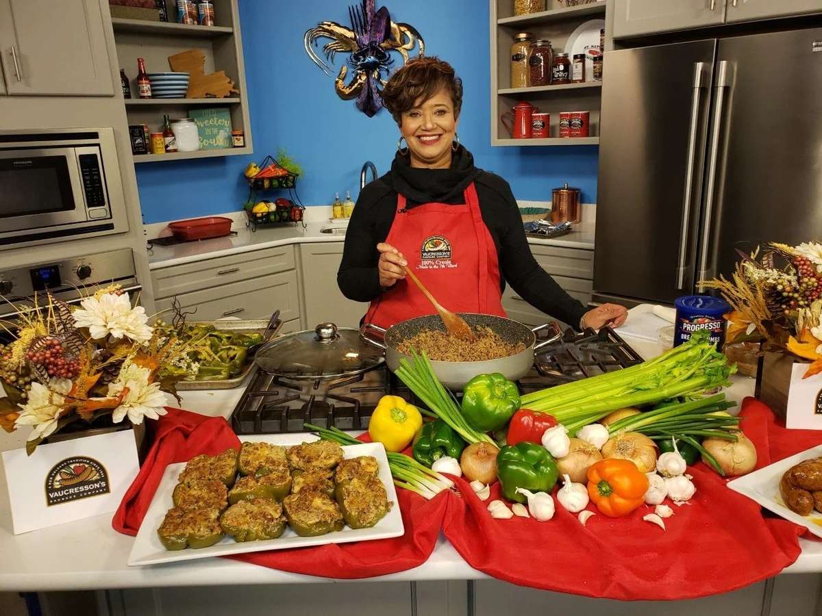 Woman cooking