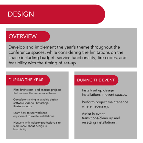 Design Department Description