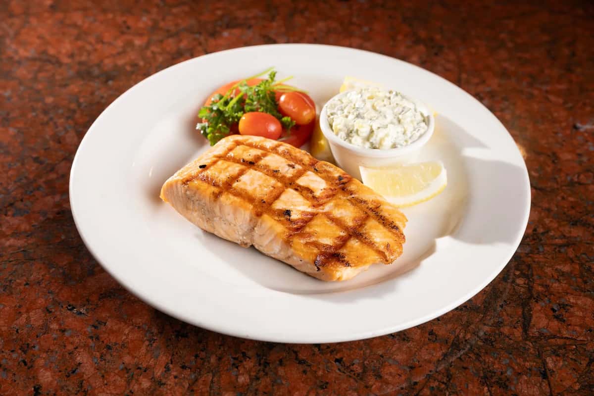 salmon & salad