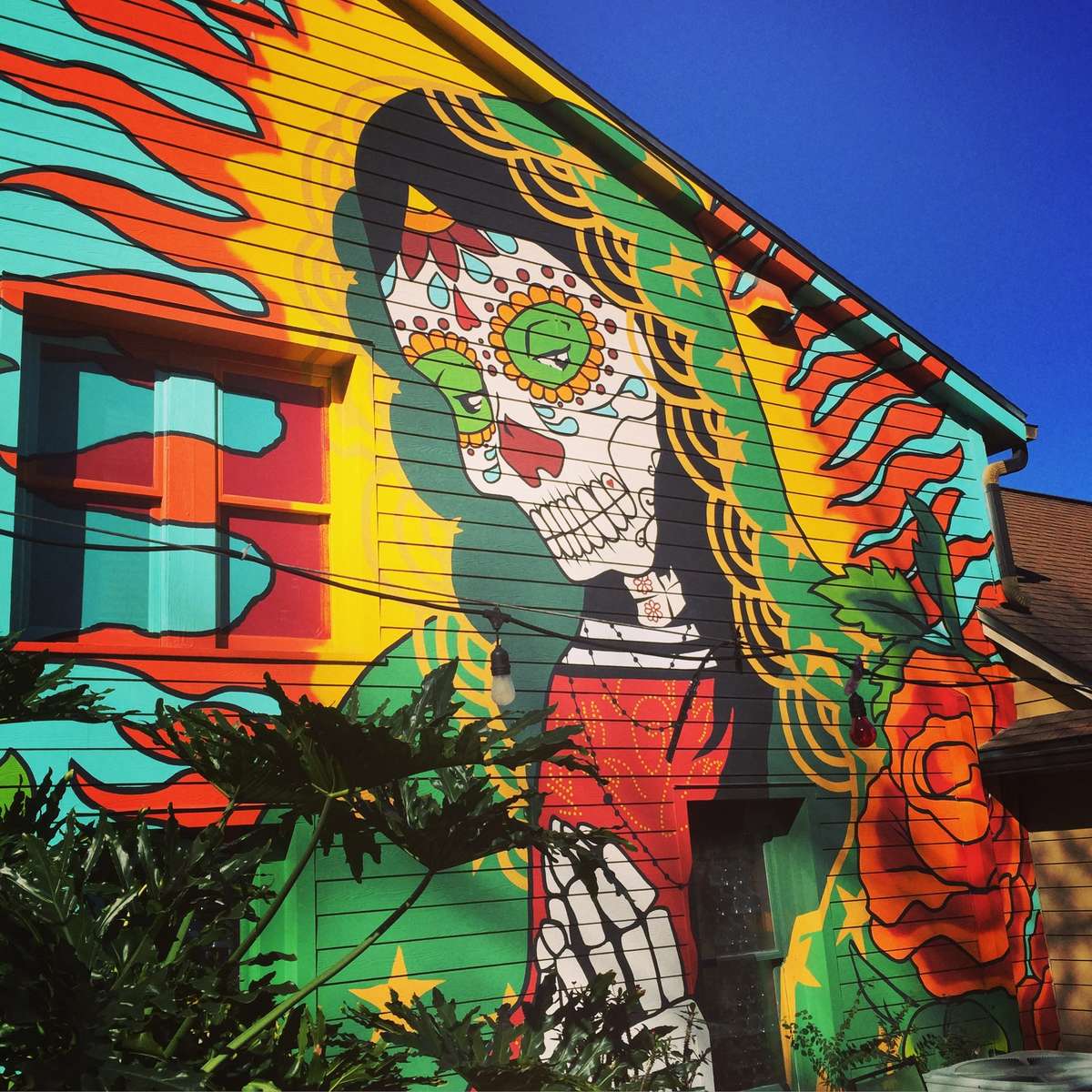 back patio mural