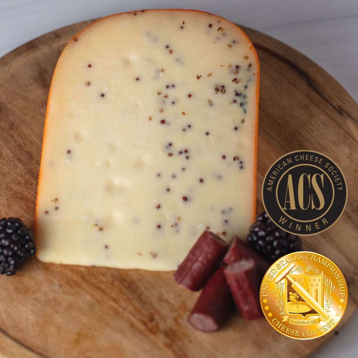 BLACK MUSTARD GOUDA