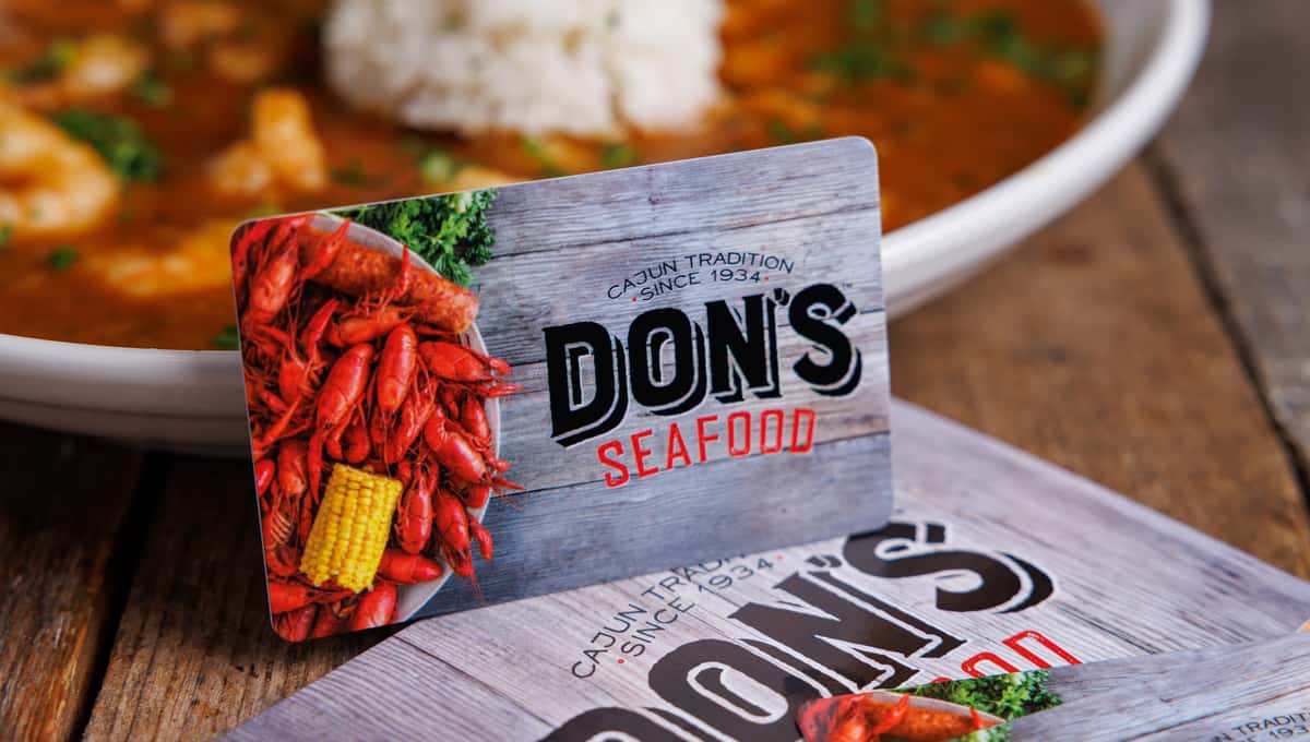 Don's Seafood gift card