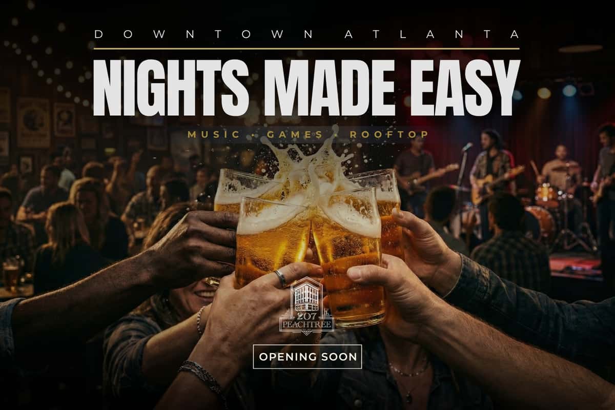 Why Downtown Atlanta Nights Are Feeling Easier at 207 Peachtree