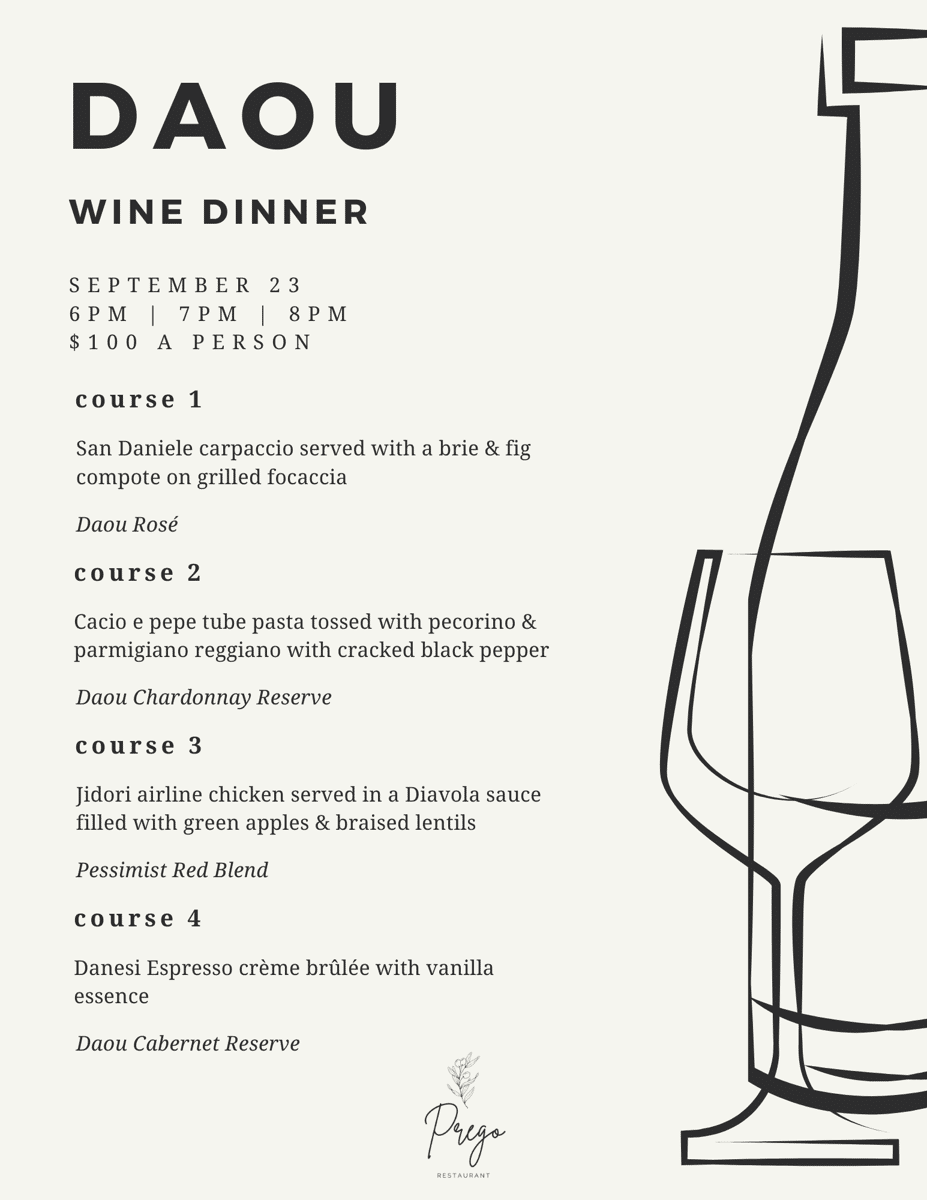 DAOU Wine Dinner 2026