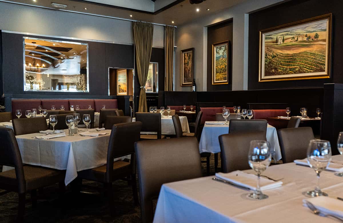 main dining room with tables and chairs