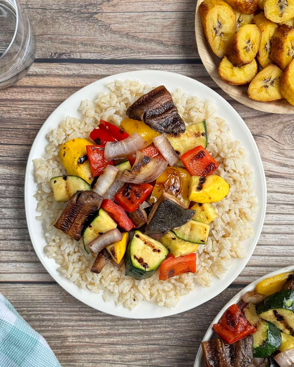 grilled-veggies-rice