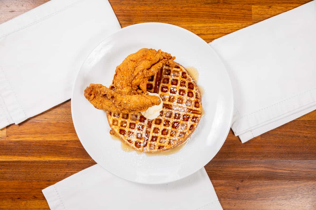 Chicken & Waffle Brunch Menu Street's Fine Chicken