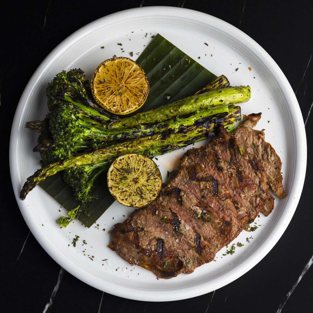 Steak & broccoli