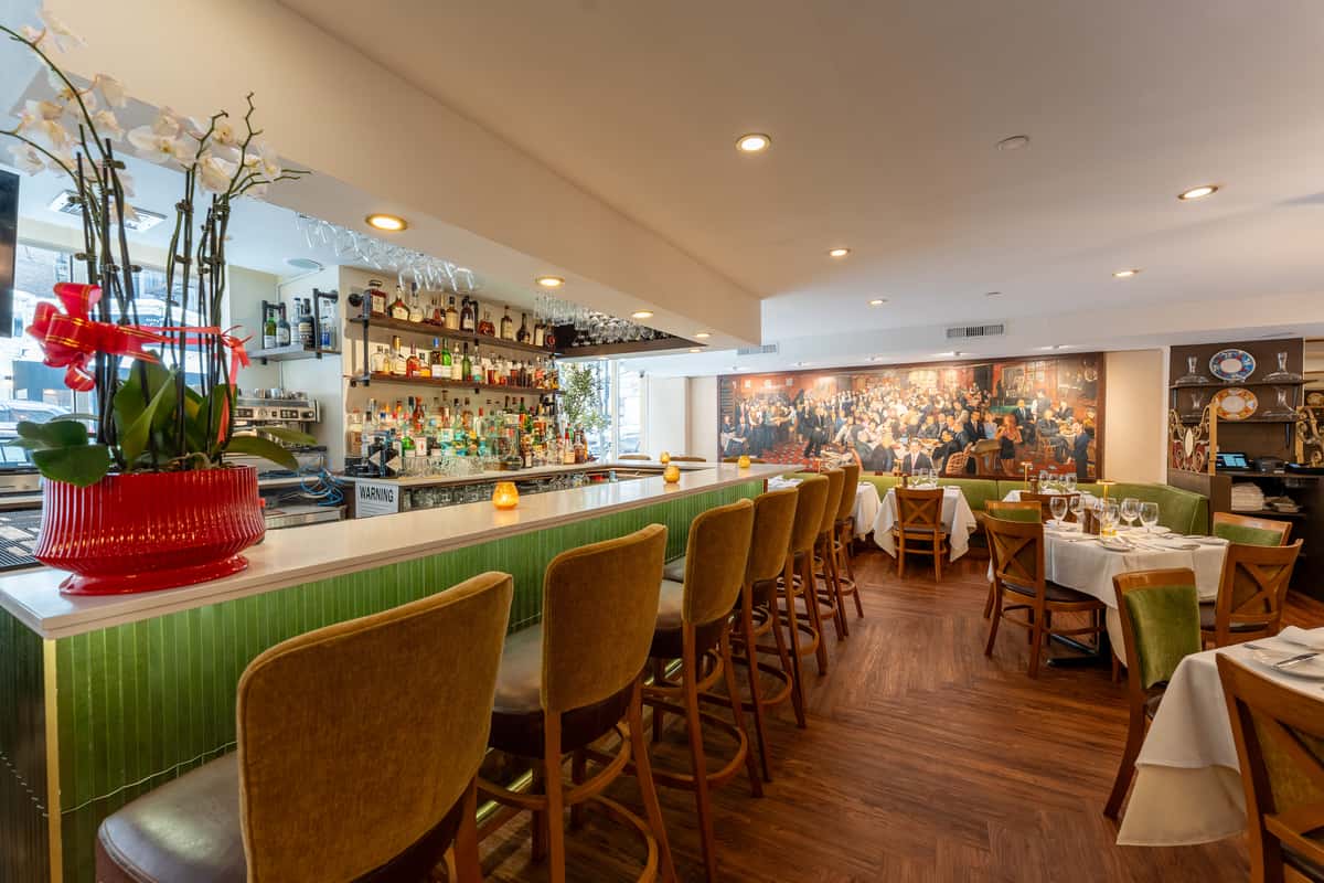 bar area