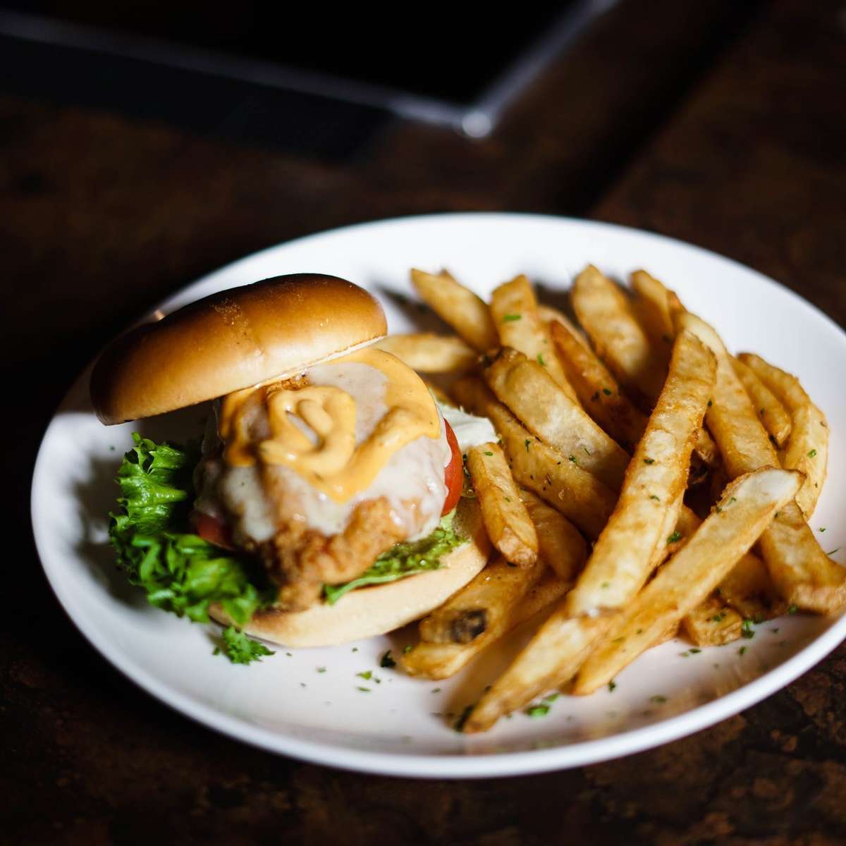fish sandwich & fries
