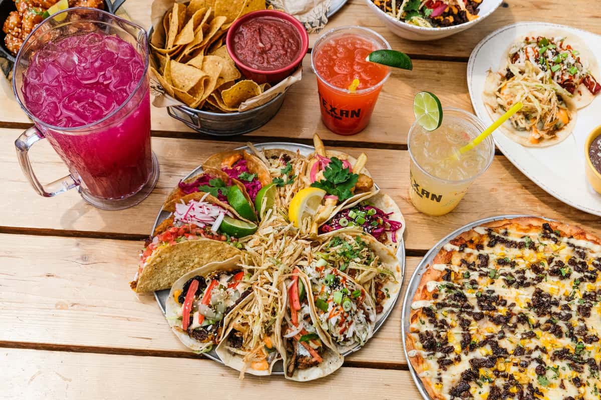 Tacos and cocktails