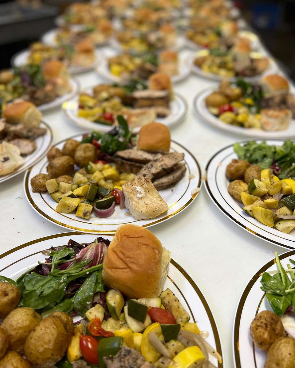 table of food