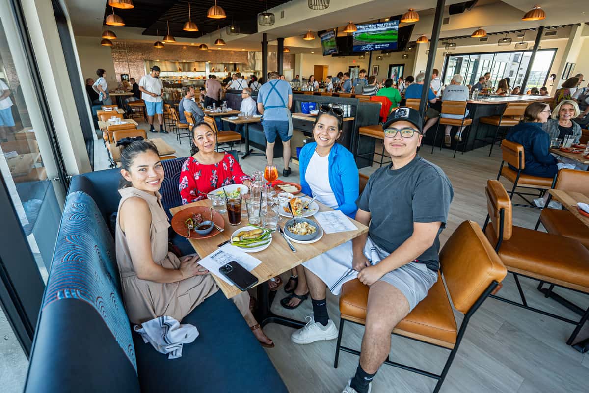 eating at Boardwalk