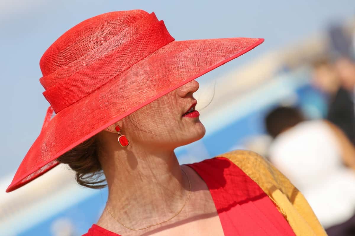 traditional race day hat