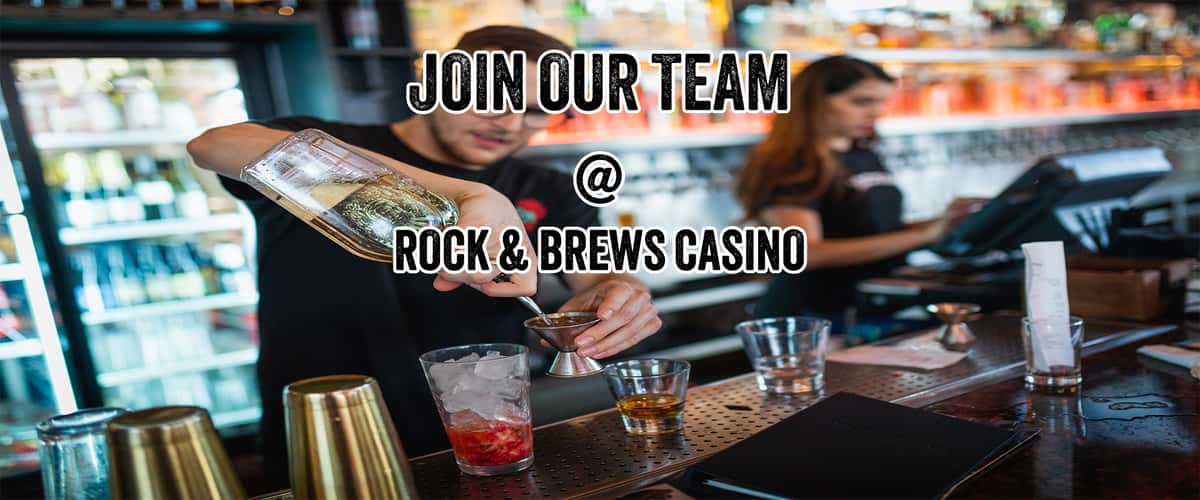 Join Our Team Rock & Brews Casino Braman Casino & American