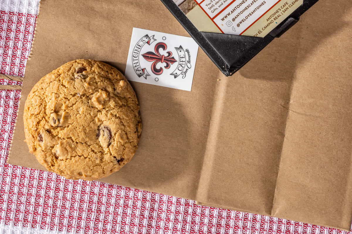 Cookie with a lunch packed to-go