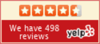 we have 498 reviews on Yelp
