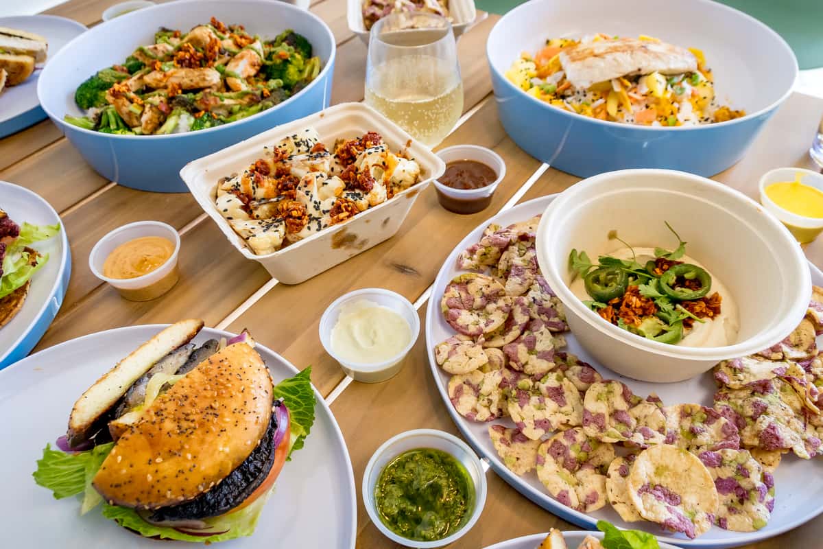 table of food