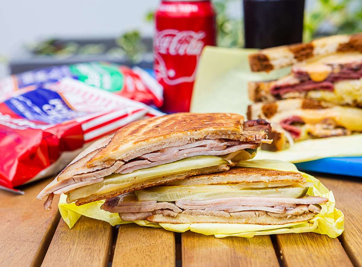 sandwiches on table