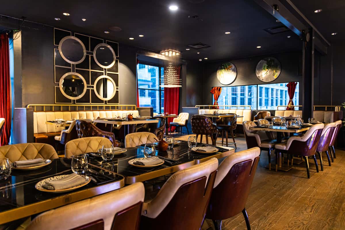 Interior dining room
