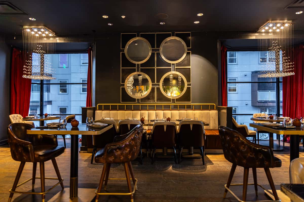 Interior dining room