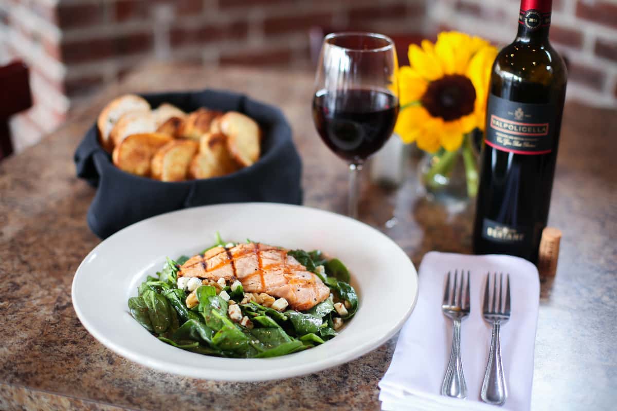 Salmon and Wine