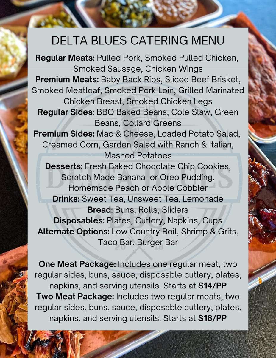 Catering Menu