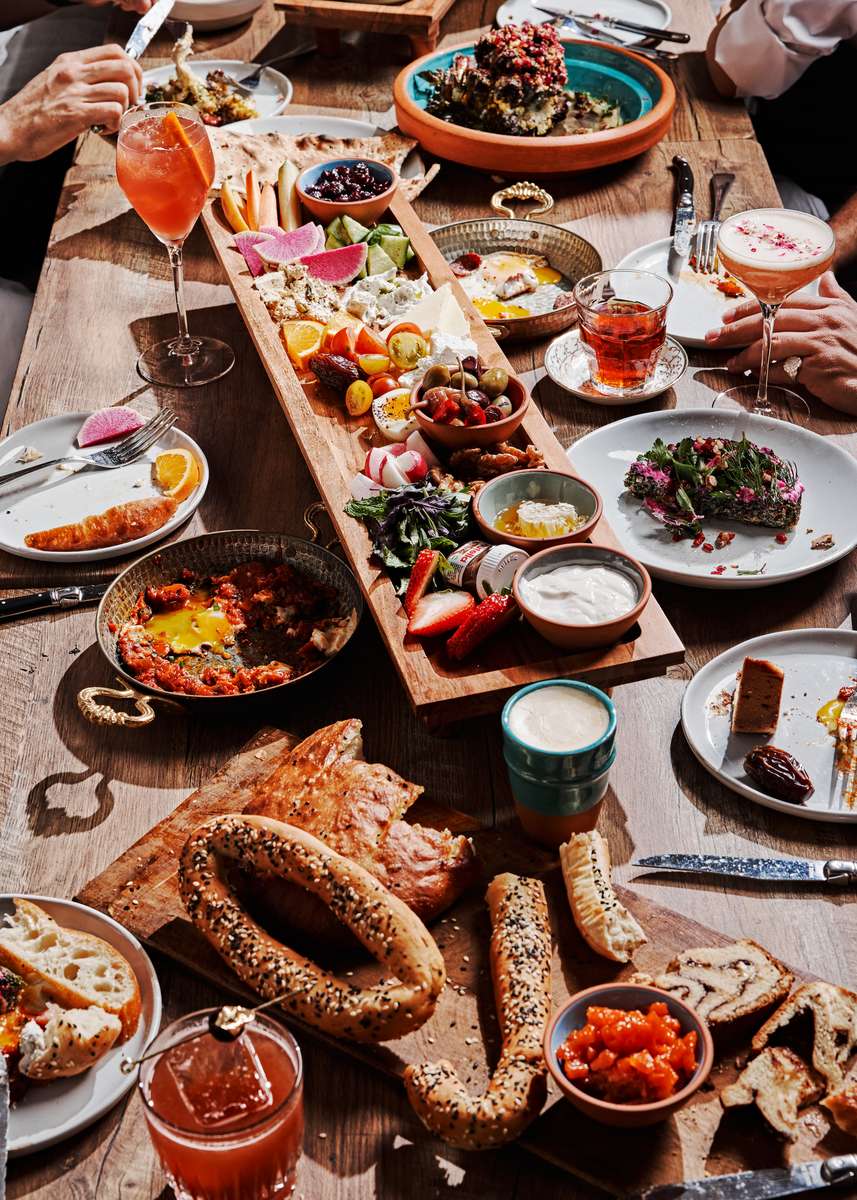 brunch feast side