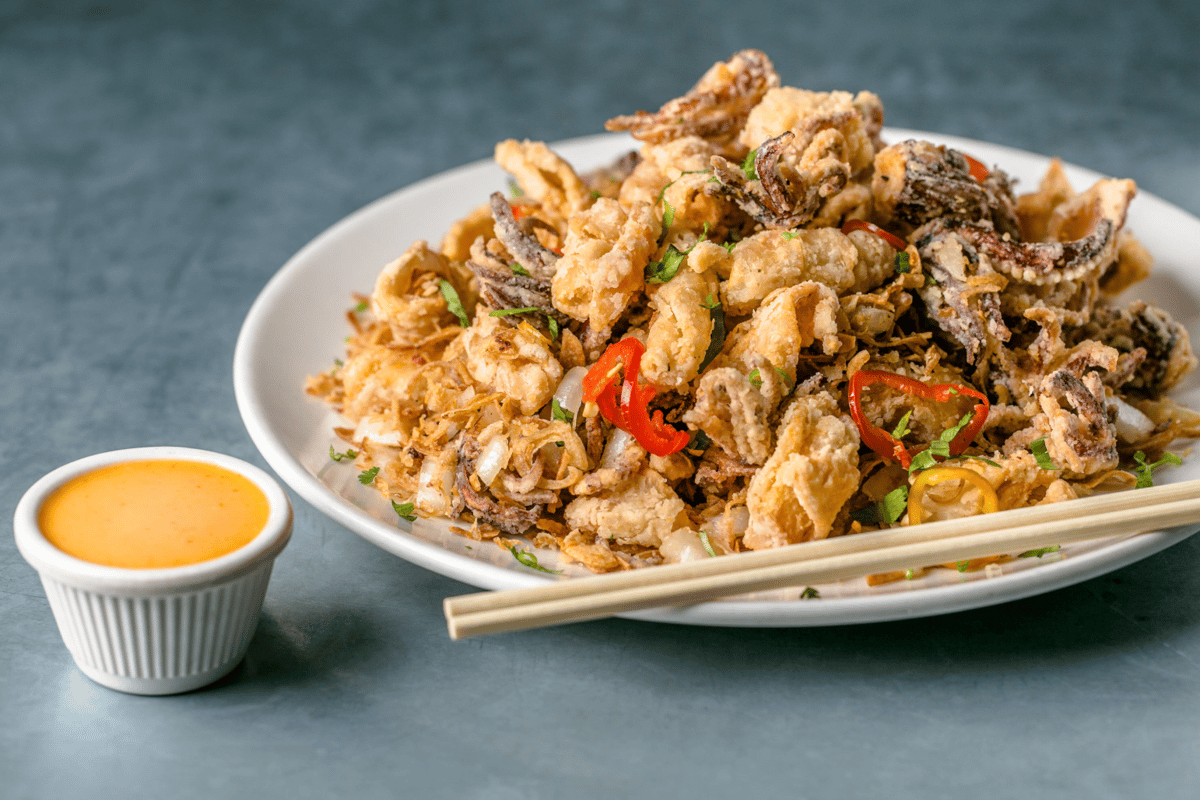 Salt & Pepper Calamari Food Menu Le Fat Vietnamese Restaurant in