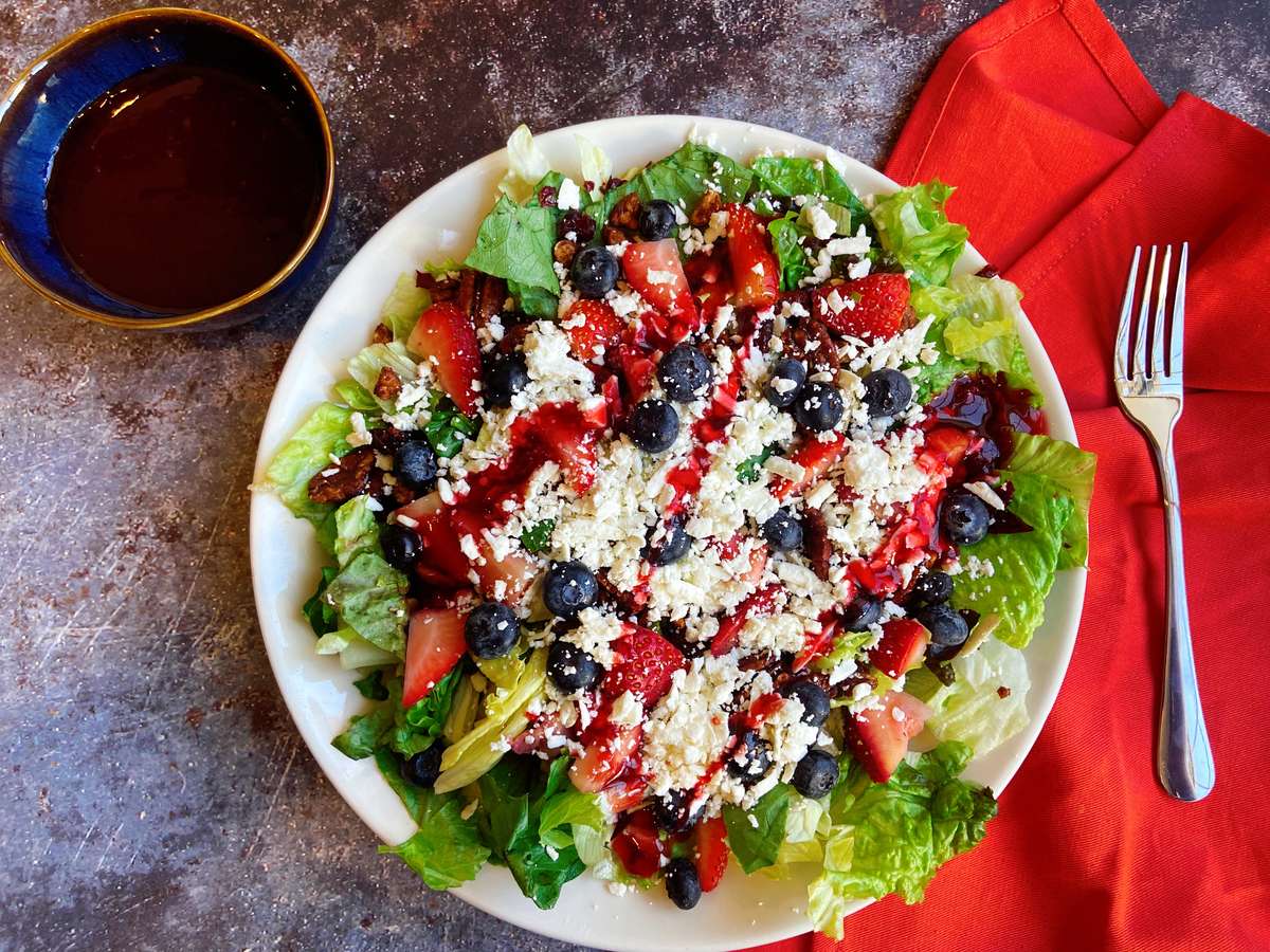 Berry Feta Chicken Salad