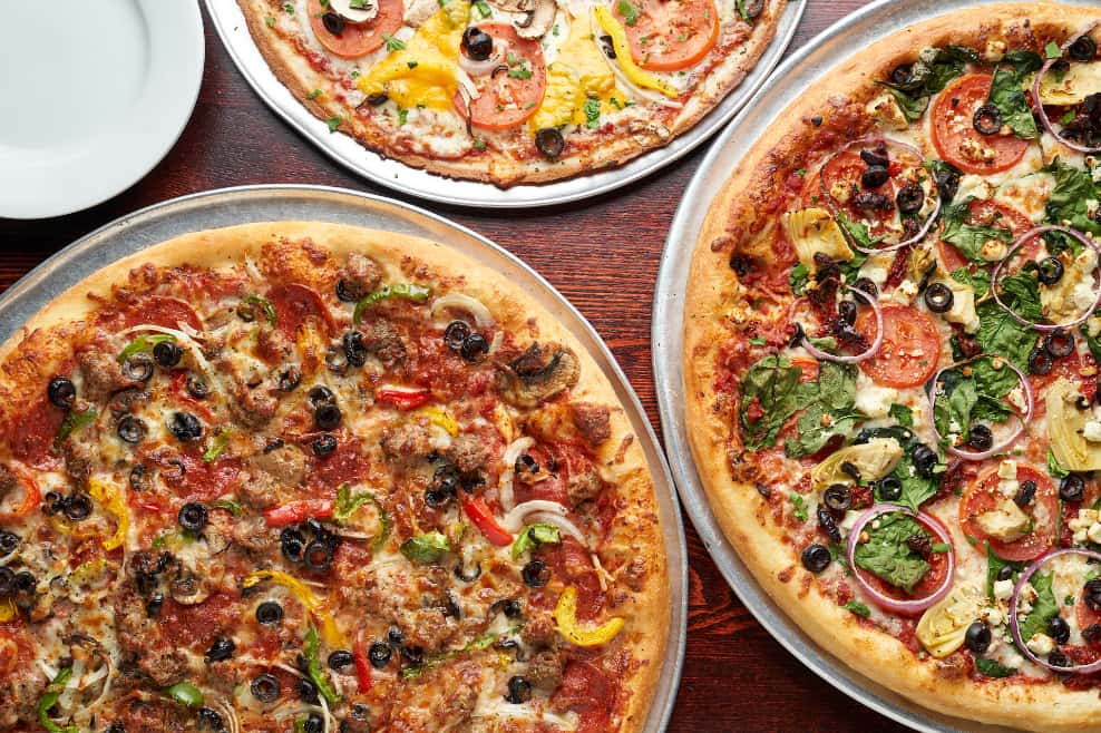 New York style pizzas from Streets of New York