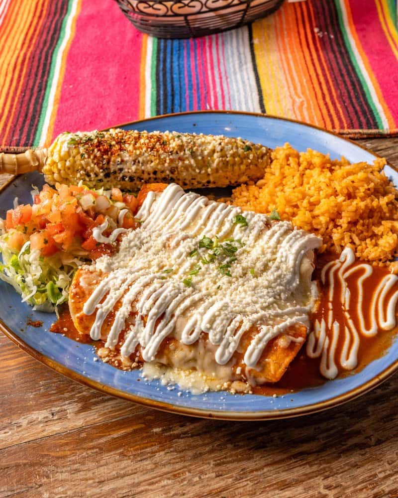 Chicken & Cheese Enchilada Pans