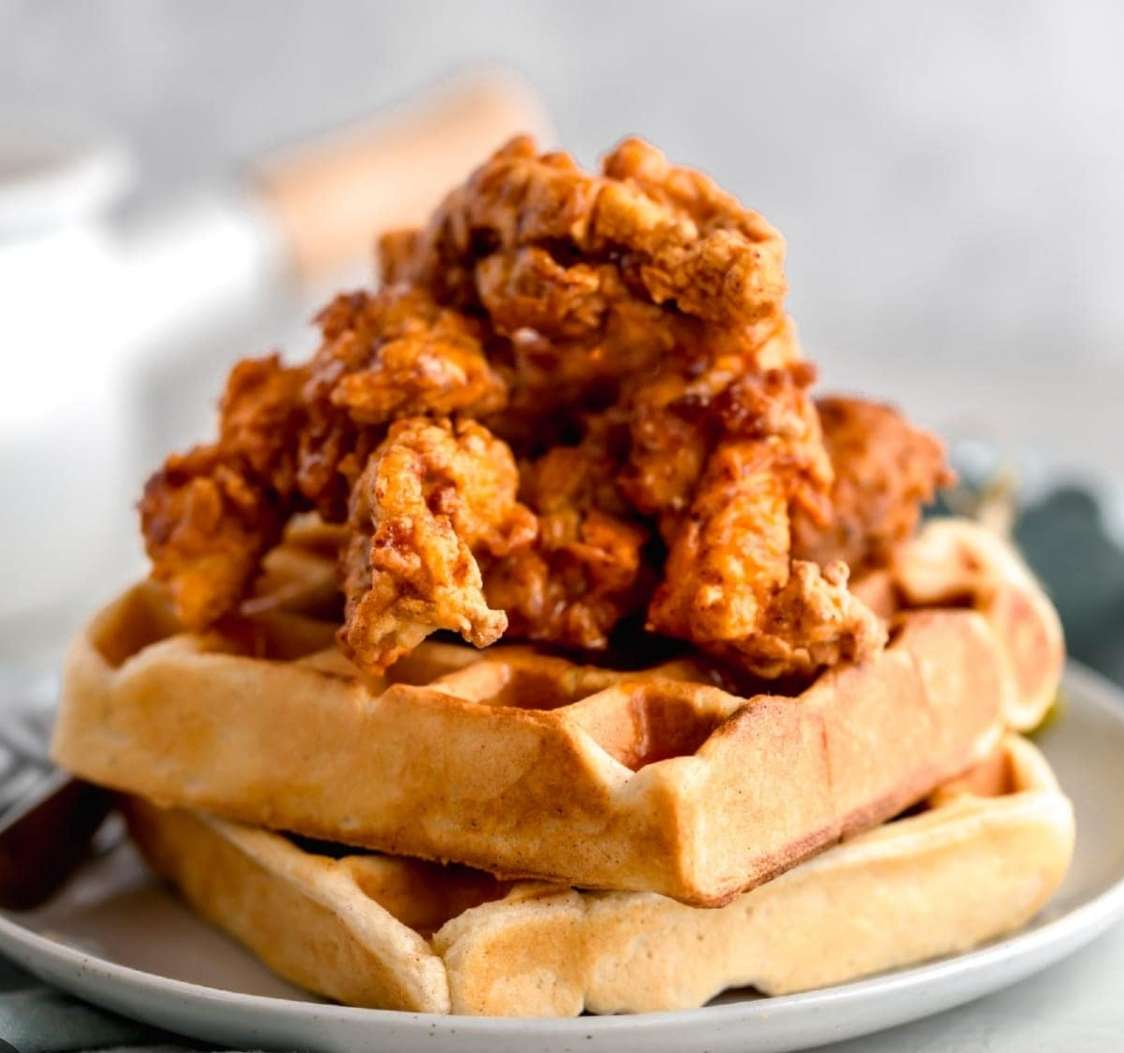 Chicken and waffles